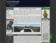 Tablet Screenshot of farmcoveobs.co.nz